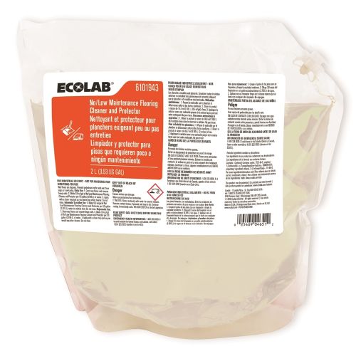 Ecolab® Oasis No/Low Maintenance Flooring Cleaner and Protector, 2 Liter, #06101943